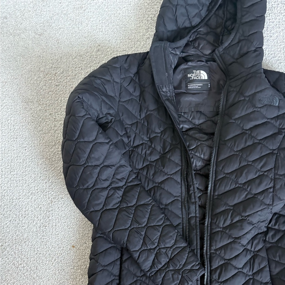 North face long puffer coat